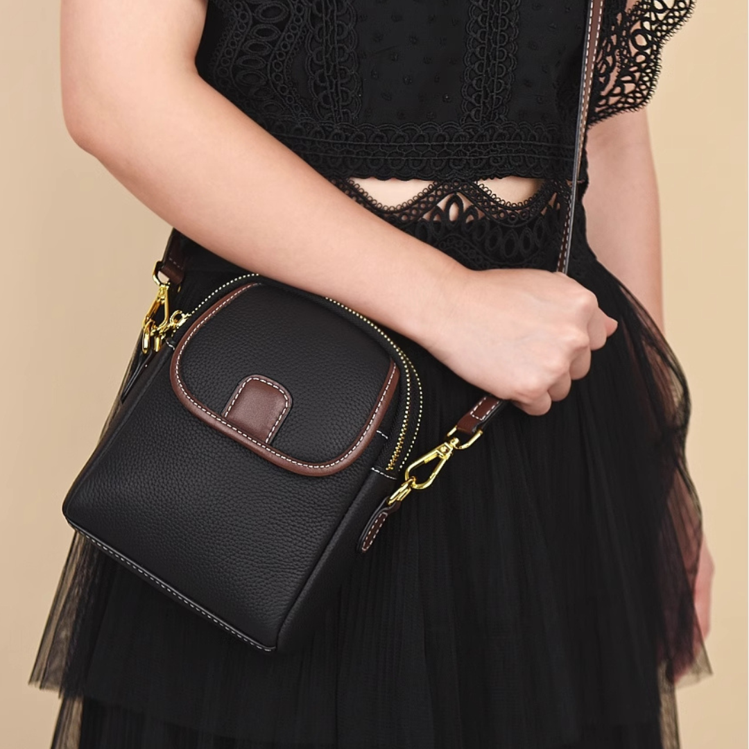Bolsa de Ombro Luxury Original: Feita em Couro