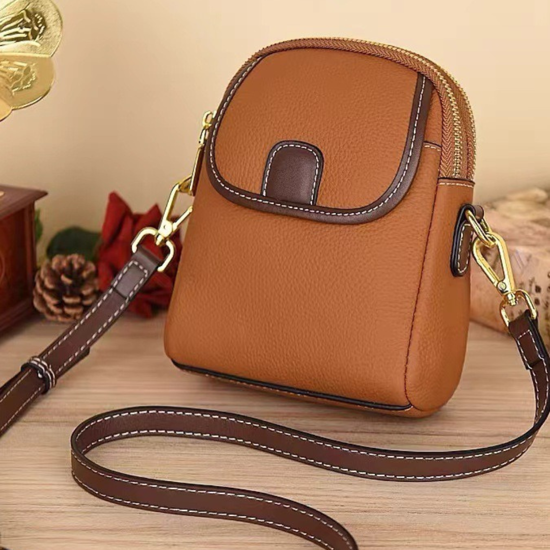 Bolsa de Ombro Luxury Original: Feita em Couro