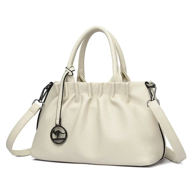 Bolsa Crossbody Alexandria: Feita em Couro Genuíno