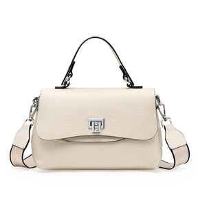 Bolsa Crossbody Feminina de Couro Genuíno - Modelo Zency